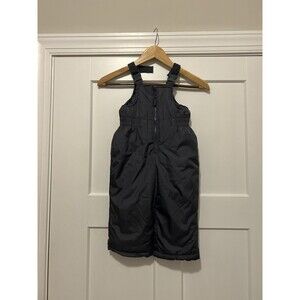Carters 2 Toddler Grey Baby Winter Snow Bibs snow Pant adjustable Overall Unisex